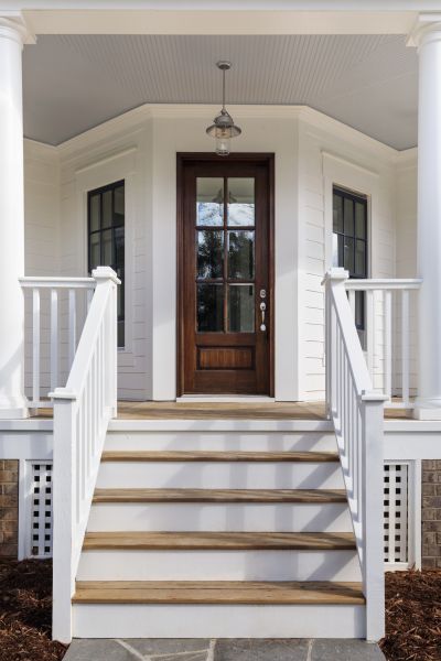 Stoop Railing Installation in Durham
