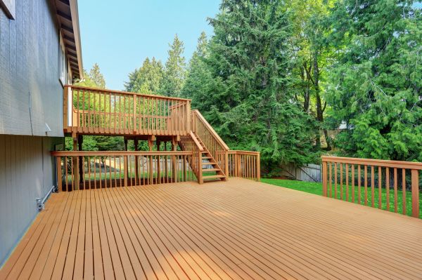 Multi Level Deck Installation in Durham