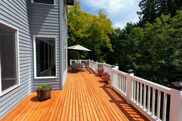 Cedar Deck Construction in Durham