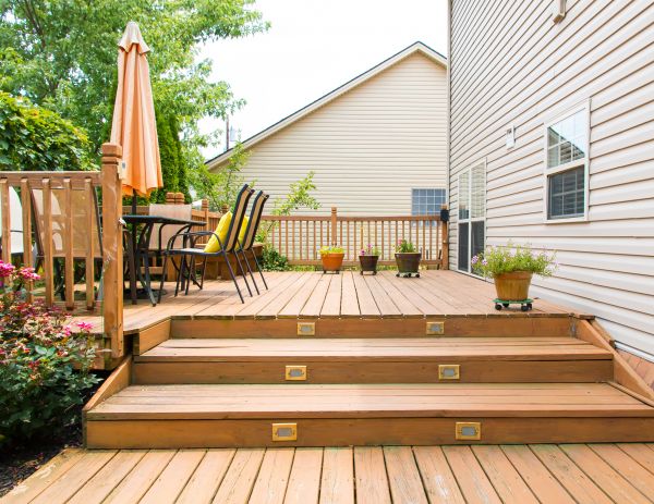 Wooden Patio Installation in Durham