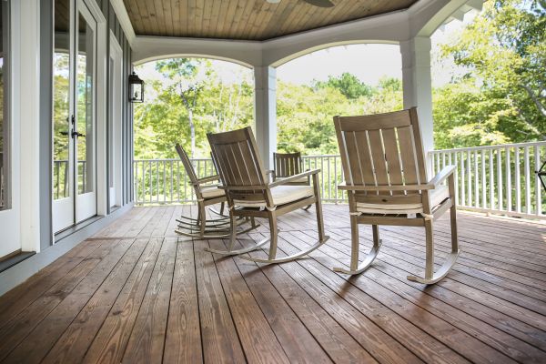 Wooden Porch Construction in Durham