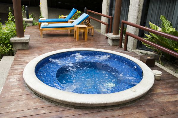 Hot Tub Deck Construction in Durham